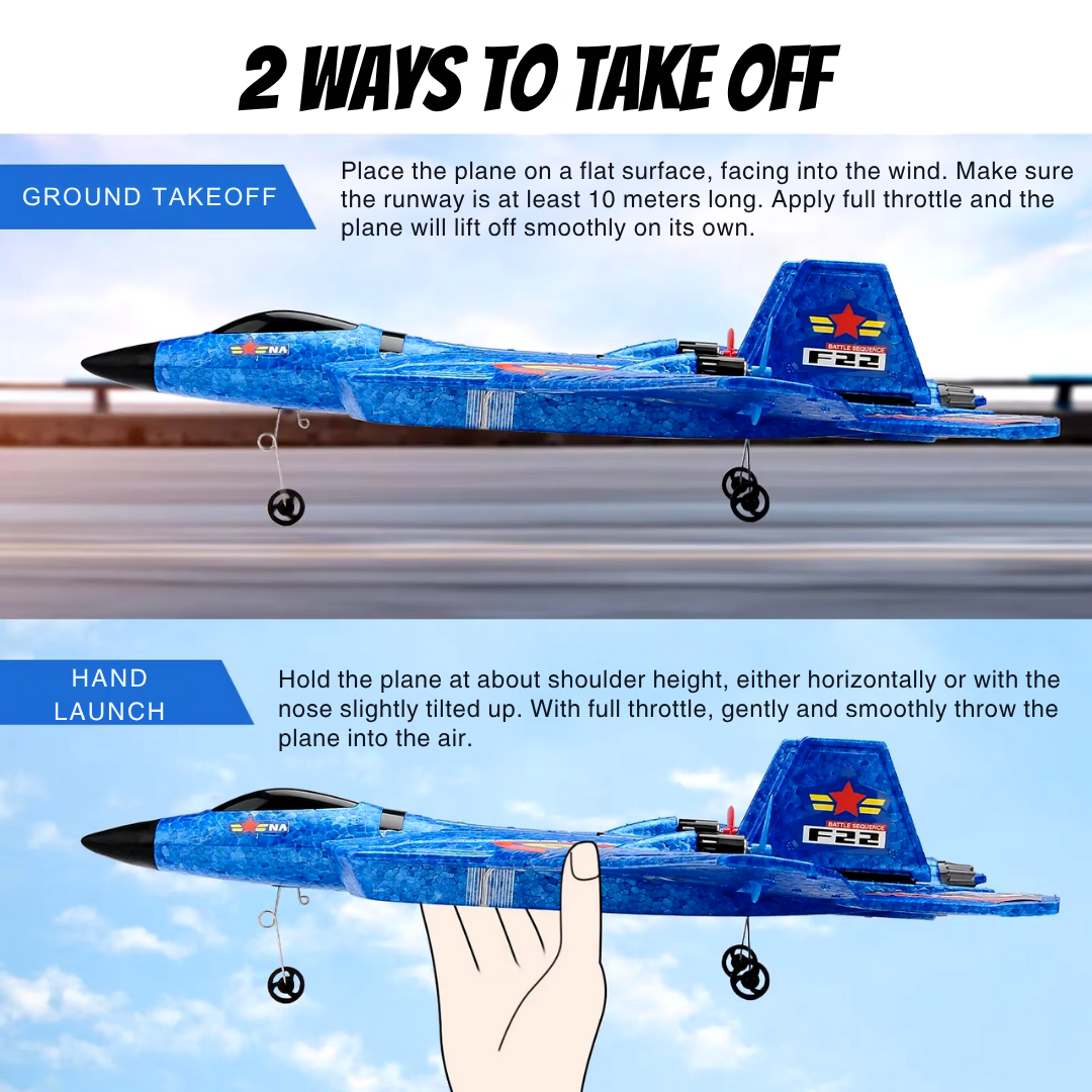 F-22 Spartacus RC Fighter Jet